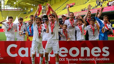 El Alevín A, campeón del XXX Torneo Nacional Geotiles LaLiga Promises Santander