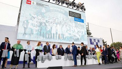 Acto de graduación de la XVII promoción de la Escuela Universitaria Real Madrid Universidad Europea