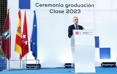 acto de graduación de la xvii promoción de la escuela universitaria real madrid universidad europea