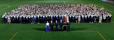 acto de graduación de la xvii promoción de la escuela universitaria real madrid universidad europea