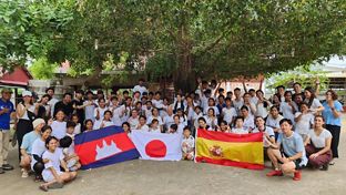 Jornadas inclusivas de la Fundación Real Madrid en Battambang