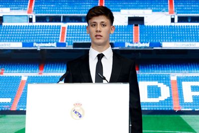 presentación de arda güler como jugador del real madrid