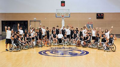 Arrancó el XIV Campus de Baloncesto Inclusivo de la Fundación