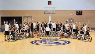 Arrancó el XIV Campus de Baloncesto Inclusivo de la Fundación