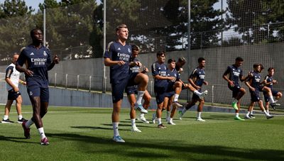 entrenamiento del real madrid