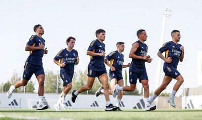 entrenamiento del real madrid