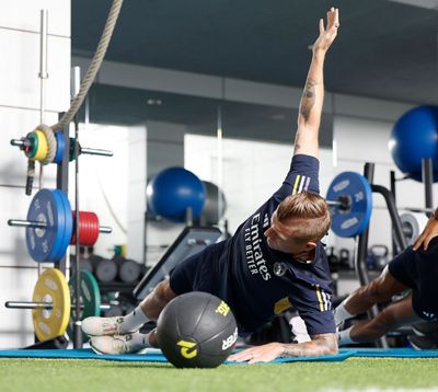 entrenamiento del real madrid