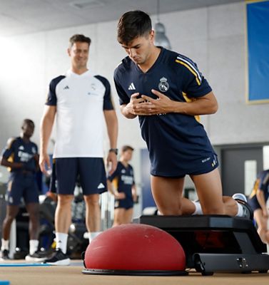 entrenamiento del real madrid