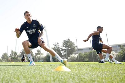 entrenamiento del real madrid