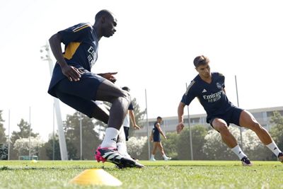 entrenamiento del real madrid