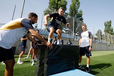 entrenamiento del real madrid