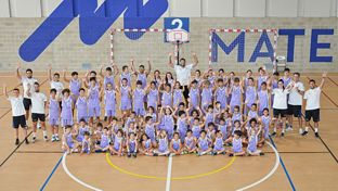Felipe Reyes, en el campus urbano de baloncesto de la Fundación