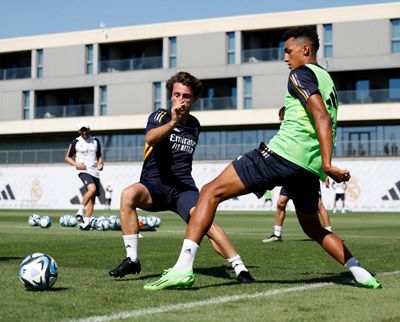 entrenamiento del real madrid