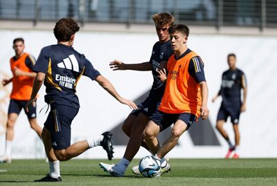 entrenamiento del real madrid