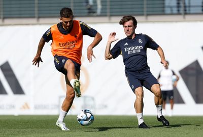 entrenamiento del real madrid