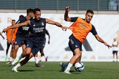 entrenamiento del real madrid
