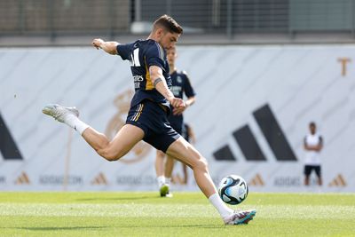 entrenamiento del real madrid