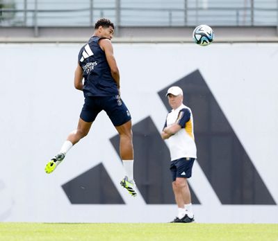 entrenamiento del real madrid