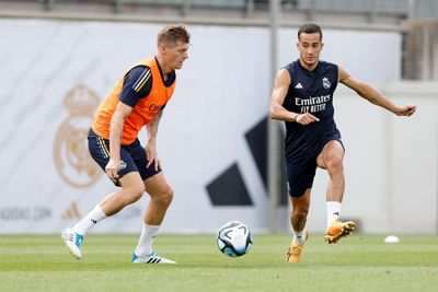 entrenamiento del real madrid