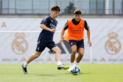 entrenamiento del real madrid