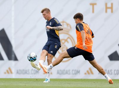 entrenamiento del real madrid