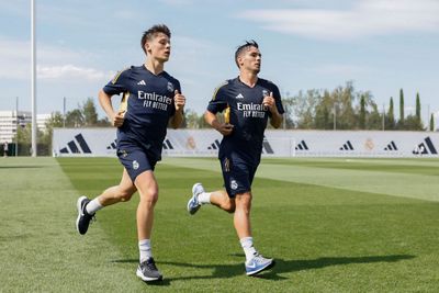 entrenamiento del real madrid