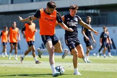 entrenamiento del real madrid