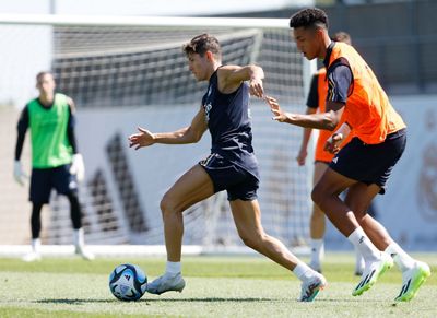 entrenamiento del real madrid