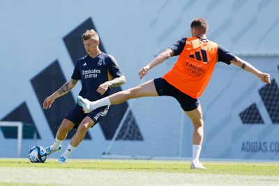 entrenamiento del real madrid