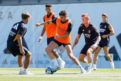 entrenamiento del real madrid