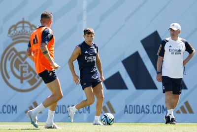 entrenamiento del real madrid