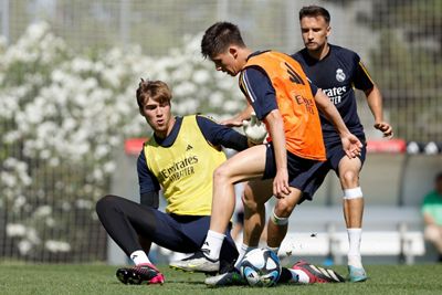 entrenamiento del real madrid