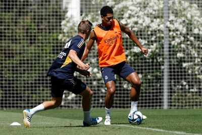 entrenamiento del real madrid
