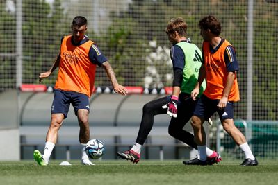 entrenamiento del real madrid