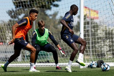 entrenamiento del real madrid
