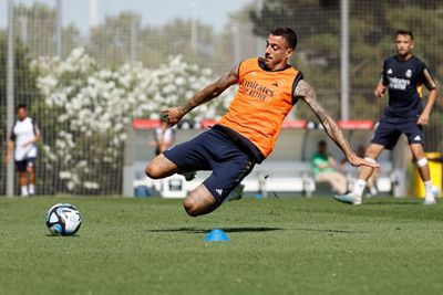 entrenamiento del real madrid