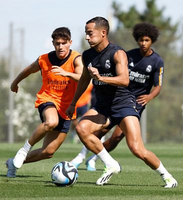 entrenamiento del real madrid