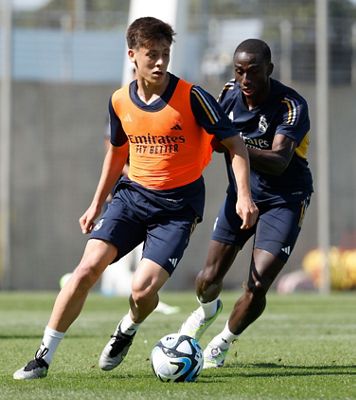 entrenamiento del real madrid