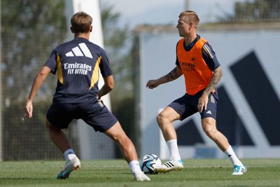 entrenamiento del real madrid