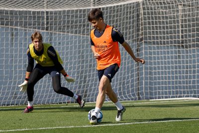 entrenamiento del real madrid
