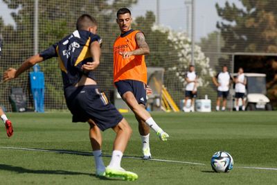 entrenamiento del real madrid