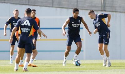 entrenamiento del real madrid