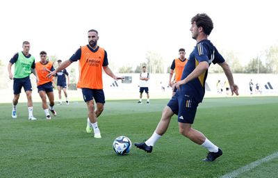 entrenamiento del real madrid
