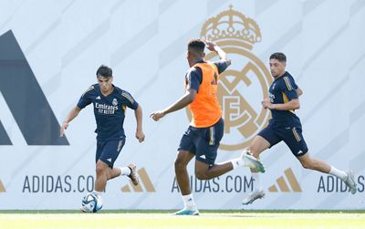 entrenamiento del real madrid