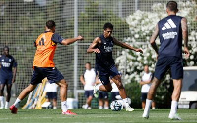 entrenamiento del real madrid