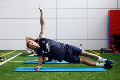 entrenamiento del real madrid