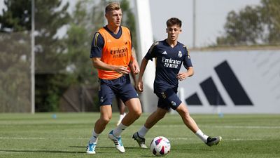 Last training session ahead of the trip to the United States