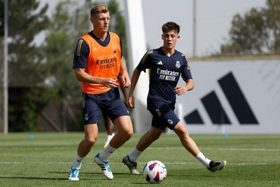 entrenamiento del real madrid