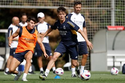 entrenamiento del real madrid