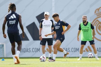entrenamiento del real madrid